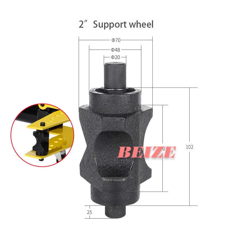 Hydraulic pipe bender fittings Manual Accessories Bender parts moulds pipe bender dies 1\