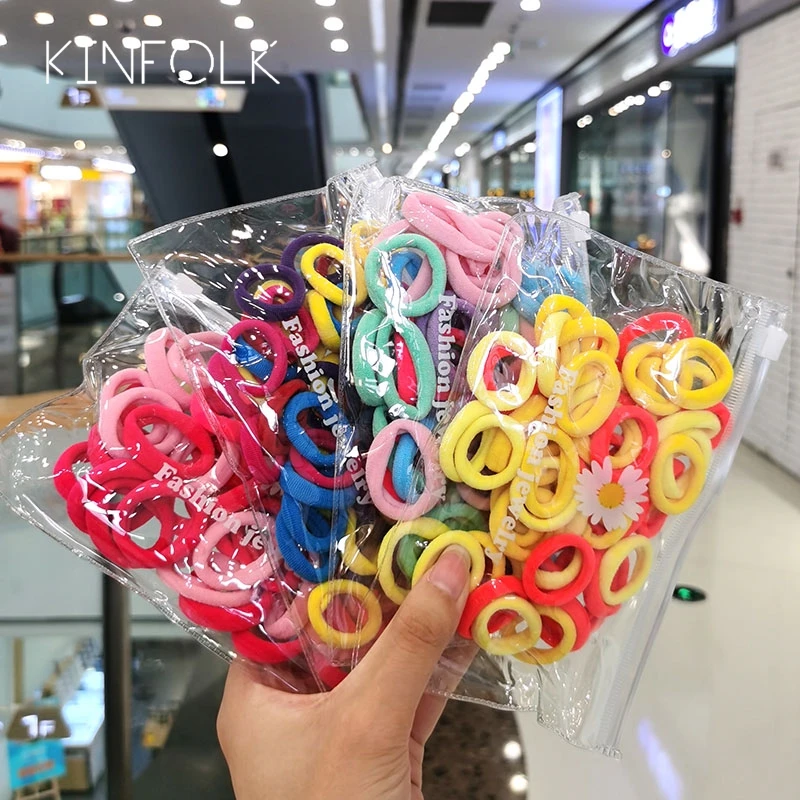 KINFOLK Fashion For Women Hair Rope Hair Accessories Scrunchy Elastic Hairbands Girls Decorations Headbands Rubber Band