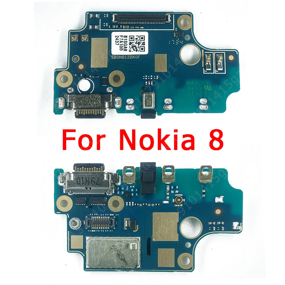 Charging Port For Nokia 3.1 5 5.1 6 6.1 7 Plus 8 8.1 Charge Board USB Connector Socket Replacement Repair Spare Parts