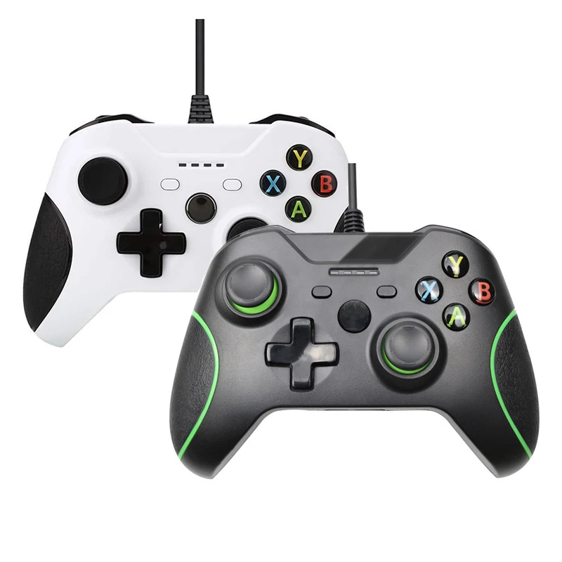 Drop Shipping USB Wired Gamepad for Xbox One Controller Dual Motor Vibration for Xbox One Control PC / Laptop Windows 7/8/10