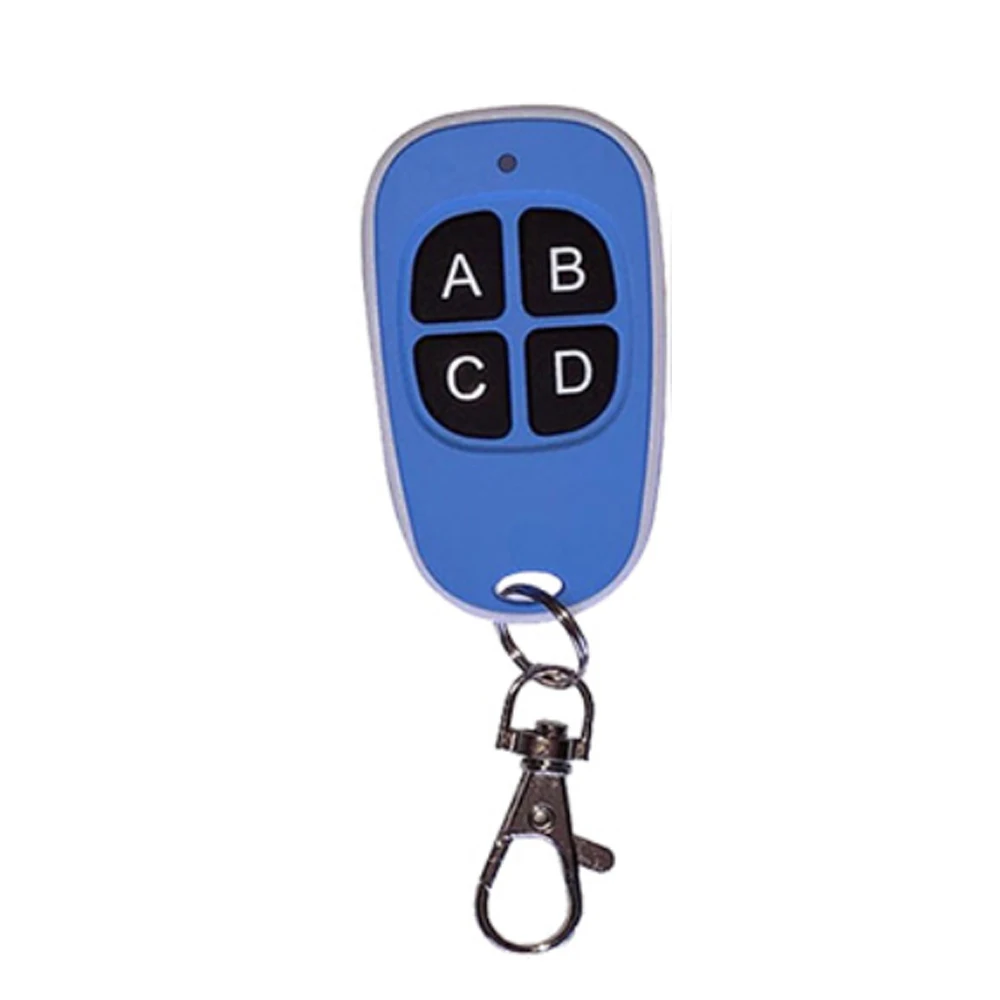 Mando a distancia Universal para puerta de garaje, duplicador de Control remoto eléctrico, copia de 4 llaves, 433MHz