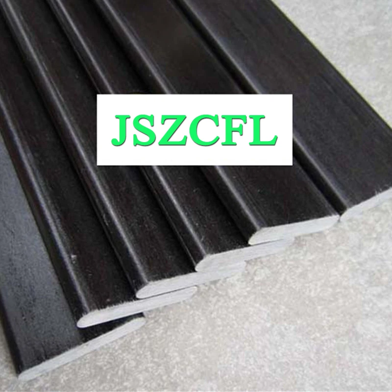 2pcグラスファイバーspuareストリップ4X7 4X15 4X20 4.7X15。5 5X12 5X25 5X30 5.2X35 6X30MM黒ガラス繊維シート長さ500ミリメートル