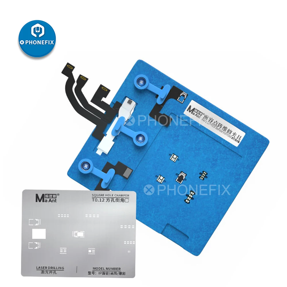 Maant Dot Matrix Detection For Iphone X-11 Pro Max Face ID Reballing Repair Fixture Face Lattice Repair Tin Planting Platform