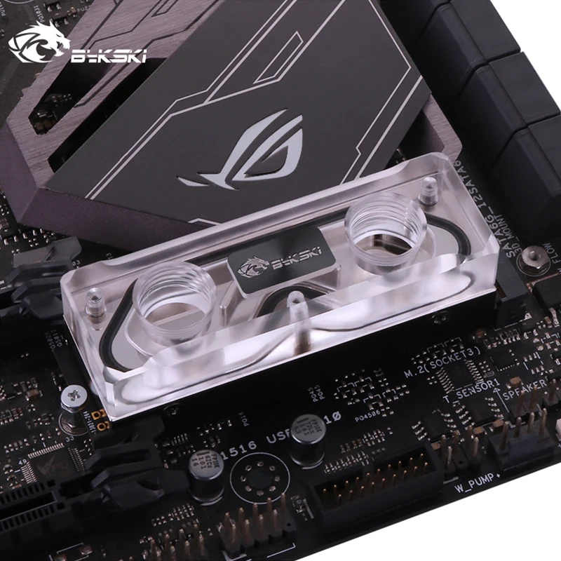 Bykski Water Cooler For 2280,22110,SSD SATA M.2 M2 SSD  Water Block Dual Heat Dissipation 80mm/110mm SSD Radiator,B-NVME-SL