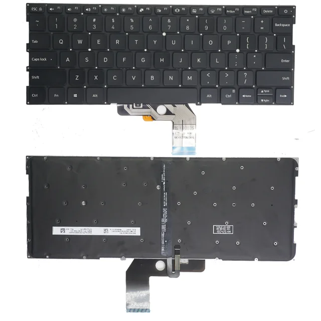 Imagem -03 - Laptop Teclado para Xiaomi mi ar Notebook 13 16130101 us Teclado Mk10000005761 490.09u07.0d01 9z.nd7bw com Retroiluminação us