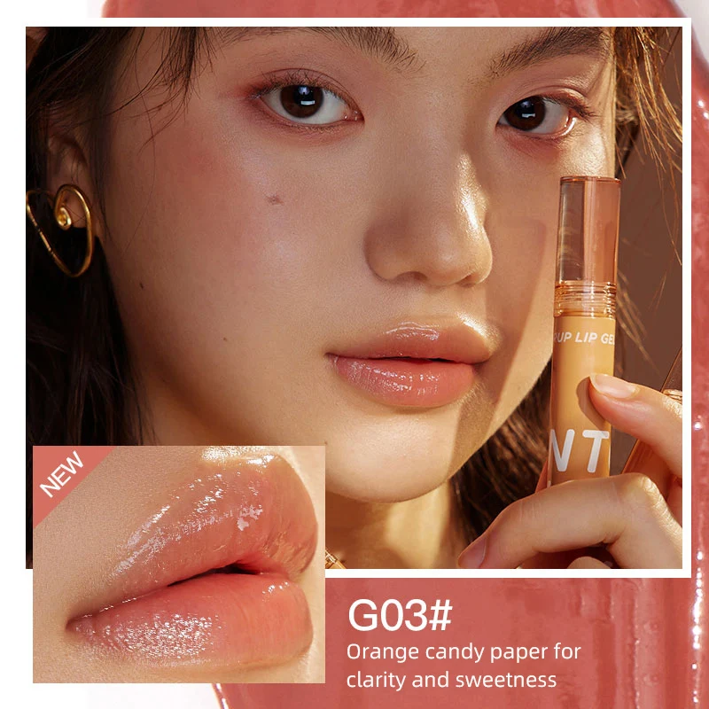 INTO YOU Syrup Glossy Lip Tint (The FOOD Series) Liquid Lipstick Glossy Lip Cosmetics 5 Colors Lip Tint Glossy Lipstick Makeup