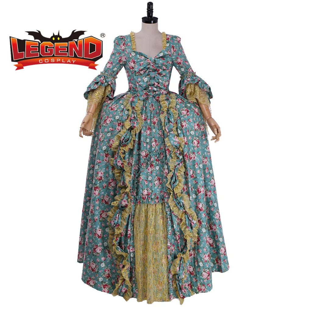 Outlander Jeanne Paris gown Claire Fraser friend dress cosplay claire costume dress 18th century rococo dress day court dress