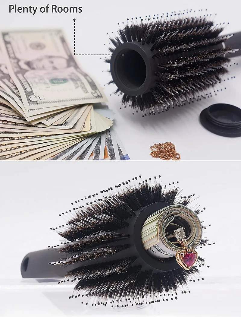 hidden storage box for hair brush secret stash hide money safe key safe hollow home 01