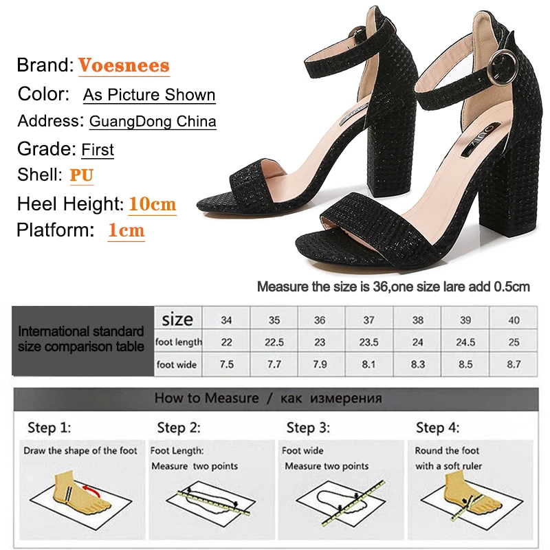 Summer New One Word Strap Breathable Wearable Square Heel Women Shoes Peep Toe Nightclub High Heel Sexy Multicolor Party Sandals