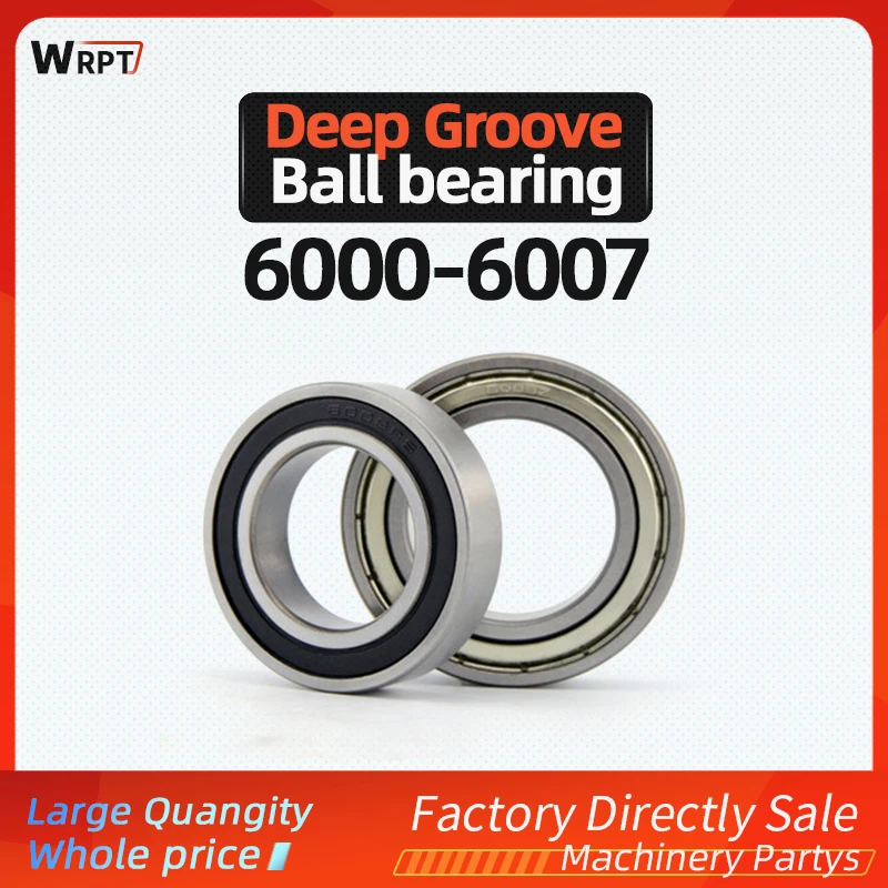 10/20/50/100PCS Bbearing Steel 6000 6001 6002 6003 6004 6005 6006 6007 Z RS ZZ -2RS