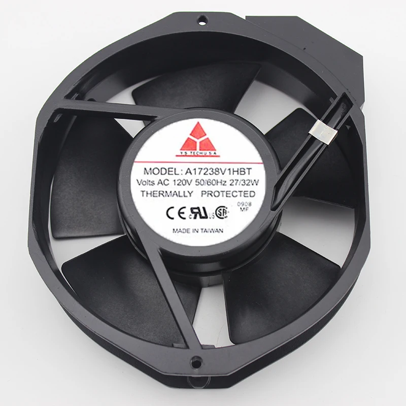 Y.S TECH A17238V1HBT AC 120V 32W 172x150x38mm 3-wire Server Cooling Fan