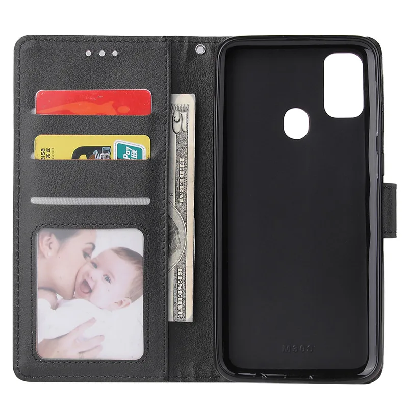 For Samsung Galaxy A21S Leather Case on sFor Coque Samsung A21S Case Galaxy A12 A 21 A215F Cover Flip Wallet Phone Cases Fundas