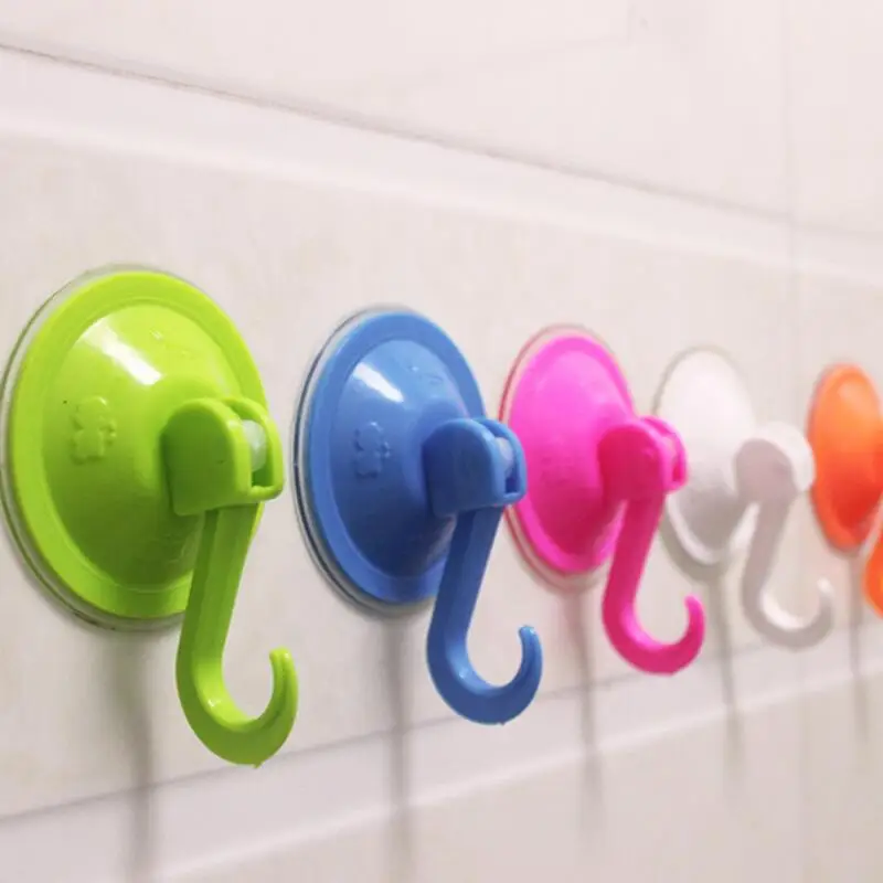 

Oversized Powerful Vacuum Suction Cup Hooks No Trace Suction Hook Strong Coat Hooks Free Shipping LX8572