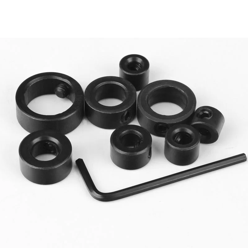 3mm/4mm/5mm/6mm7mm/8mm/9mm/9.5mm/10mm/12mm/16mm Drill Bit Carbon Steel Clamp Shaft Lock Slot Sleeve Limit Ring Locator