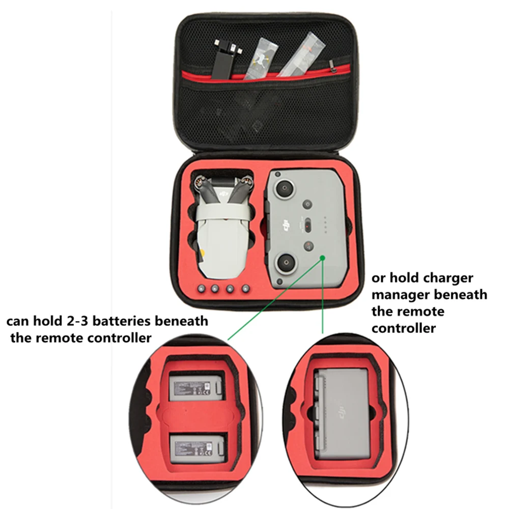DJI 미니 2 박스용 리모컨 바디 보관 가방, 핸드백 운반 케이스, DJI 미니 4K 가방, 보호 가방 액세서리