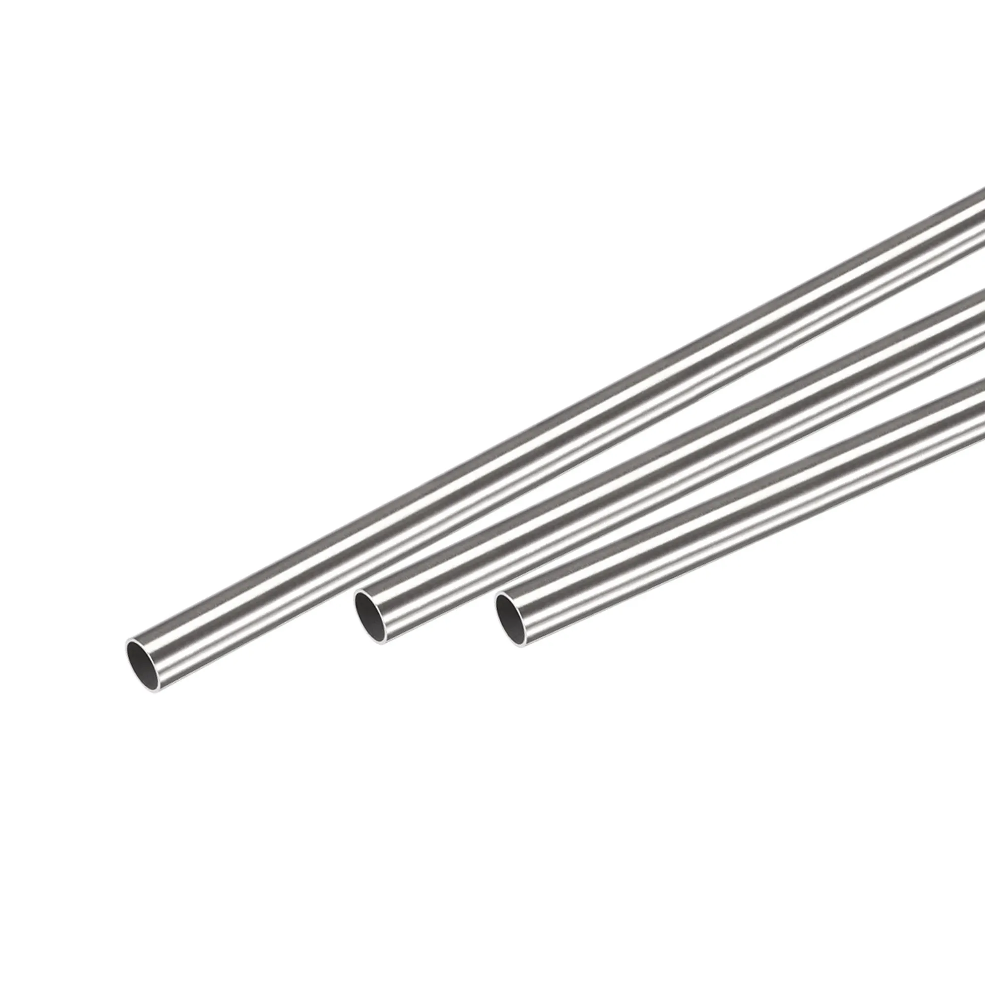 

Uxcell 3Pcs 304 Stainless Steel Round Tube 6mm OD 0.5mm Wall Thickness 300mm Length for Handicrafts