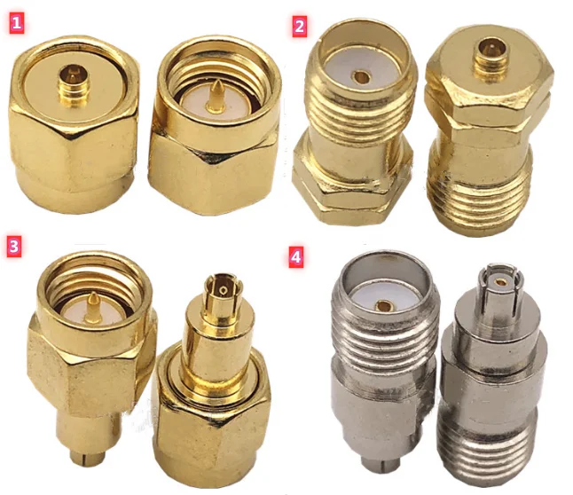 

2pcs Adapter SMA To IPX Male Plug&Female Jack SMA Male to uf.L ipx Ipex One Generation Coaxial 50ohm Connectors