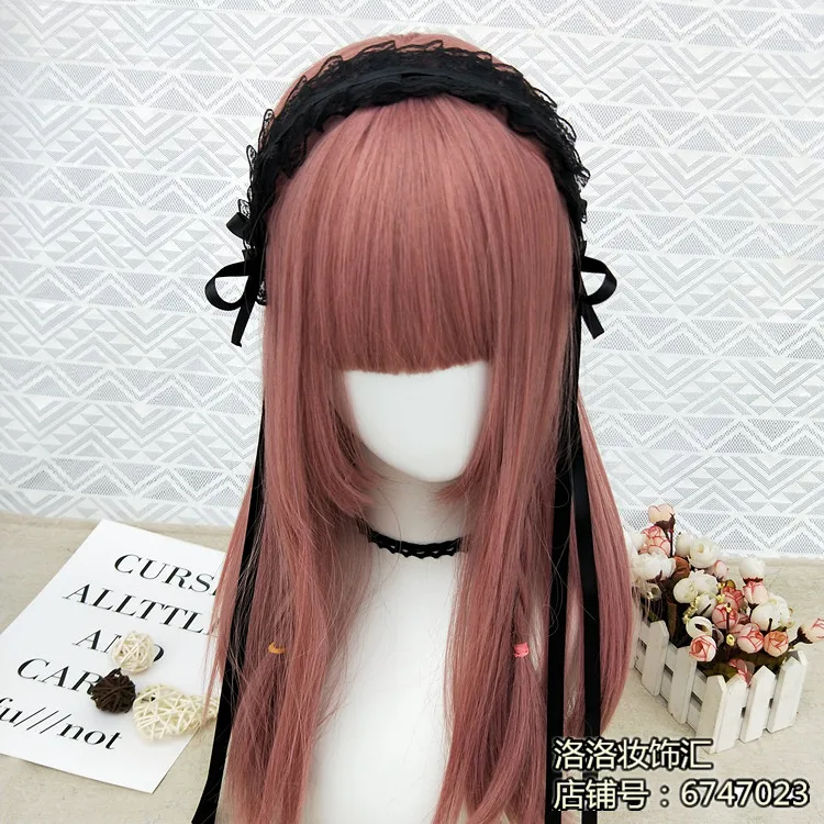 

Japanese-style SOFT Girl Lolita Adorable Mother Lace Headdress Lolita Anime Maid Versatile KC Hair Bands Hair Accessories