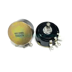 WX112 (050) 5W círculo único herida alambre potenciómetro 100R 220R 330R 470R 1K 2,2 K 3,3 K 4,7 K 5,6 K 6,8 K 10K 22K 33K 47K ohm WX050