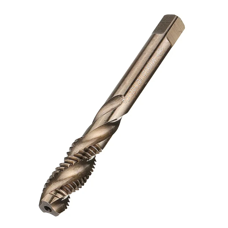 Kobalts ch raube Gewinde bohrer Bohrer m35 HSS-CO Spiral flöte metrische M3-M12 maschine Hahn rechte Hand für Edelstahl Metall – Detail 7