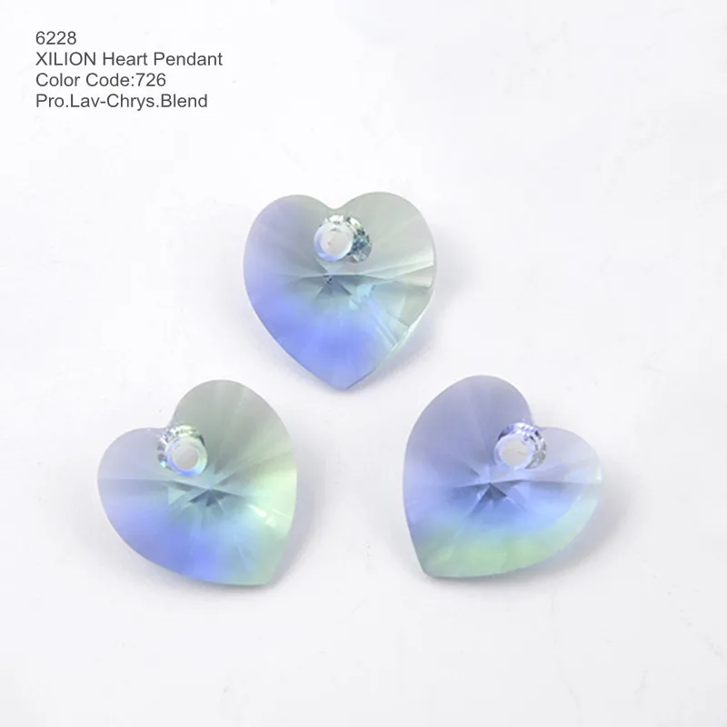 Ms.Betti Heart Pendant 6228 Austrian Crystal Beads For DIY Jewelry Making Accessories Findings