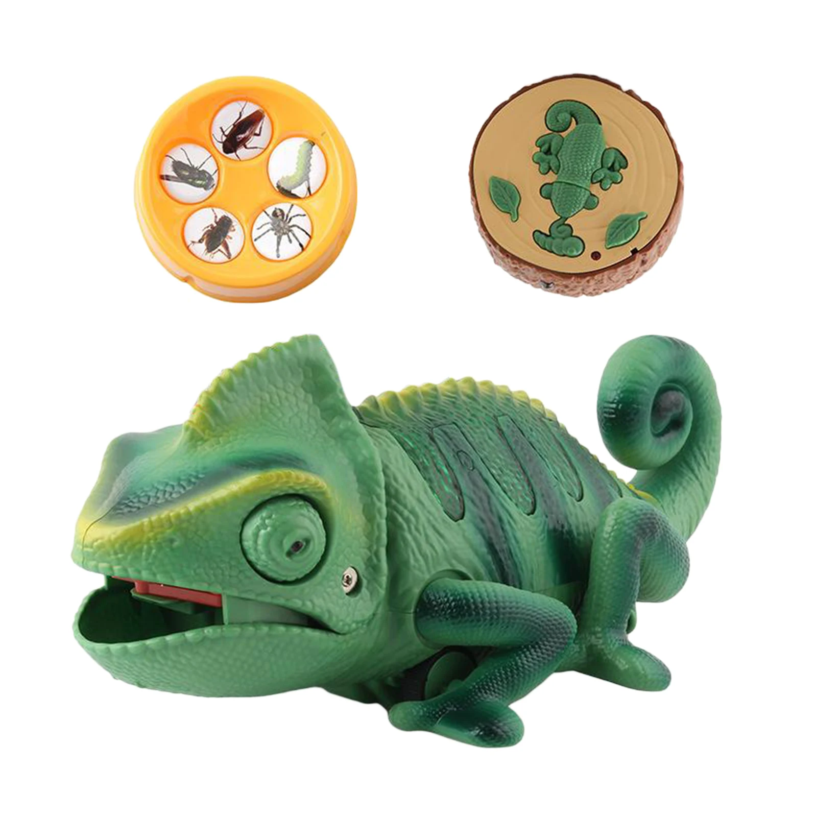 Remote Control Chameleon Toy Realistic Animal Infrared RC Chameleon Fake Chameleon Toys Electric Toys Party Favors Party Supply