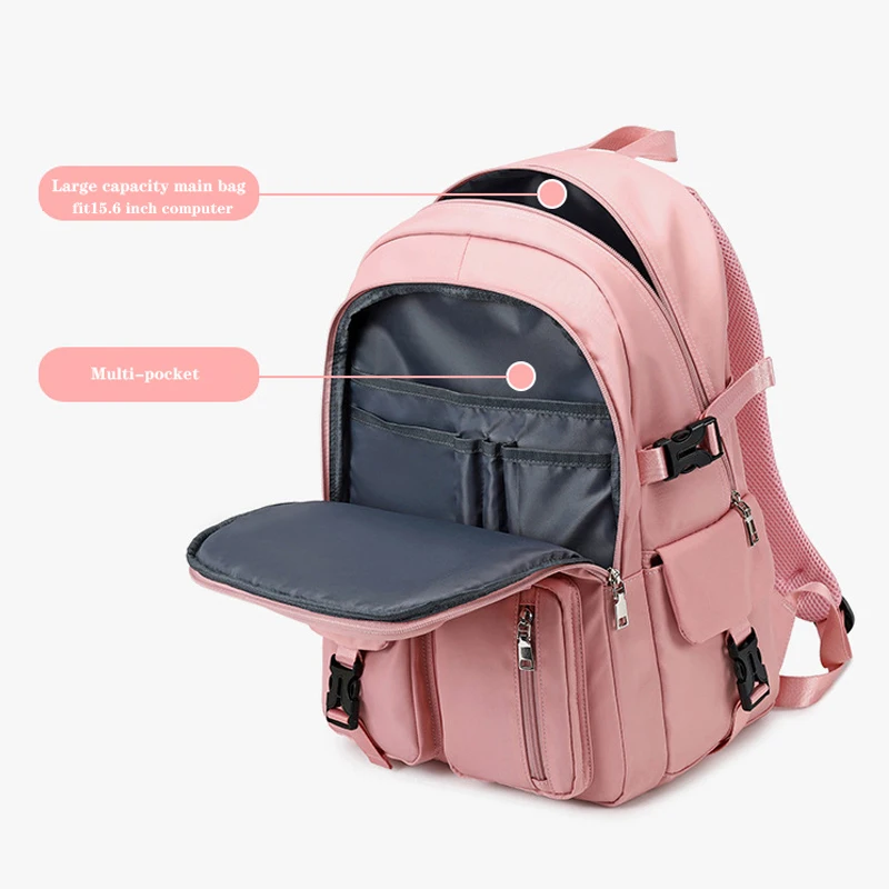 New Backpack Fashion Women Large Capacity School Backpack Sac a Dos Waterproof Rucksack Bagpack Mochilas Cute Student Bookbag