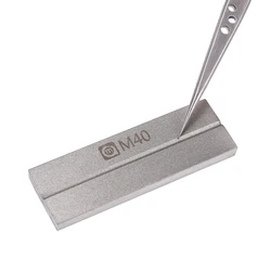 AMAOE M40 Multi-Function Whetstone Grindstone for Tweezers Corrector Soldering Tips Blade Grinding Repair Tools