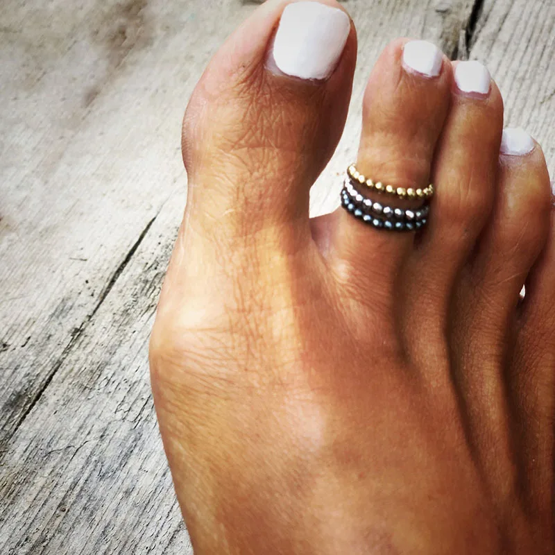 Foot jewelry toe Elastic rings