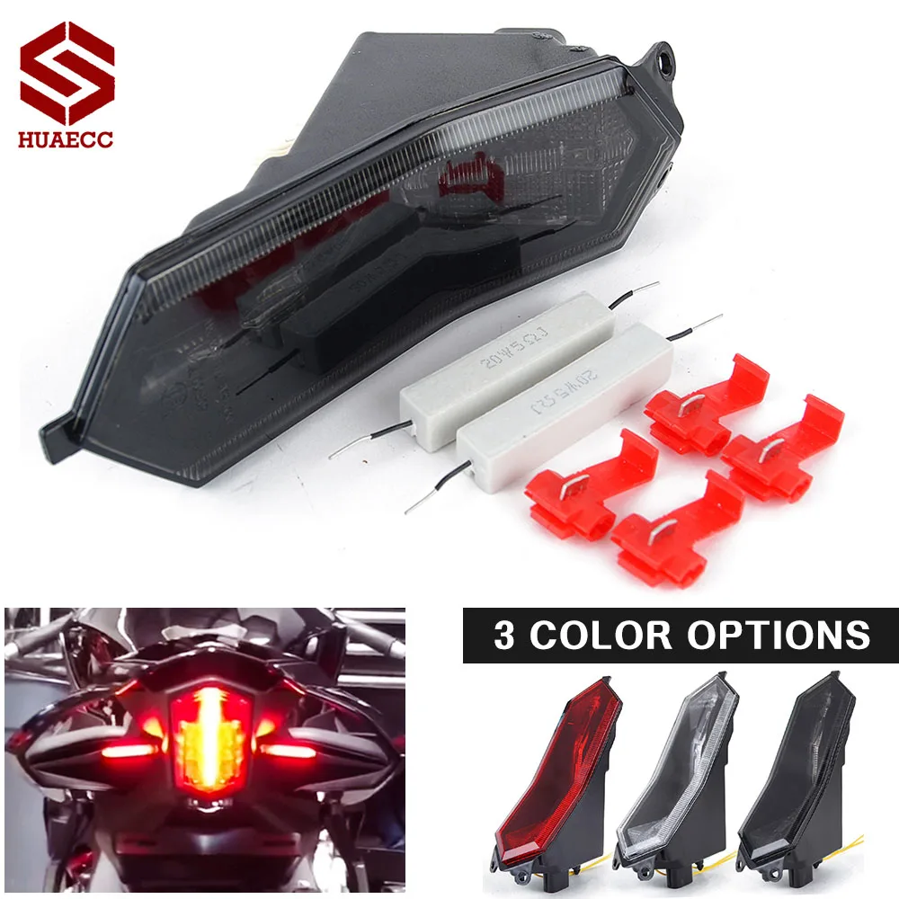 Motorcycle Led Integrated Blinker Taillight for Yamaha YZF R1 2015-2021 R6 2017-2021 r7 2021 Tail Brake Turn Signal Light