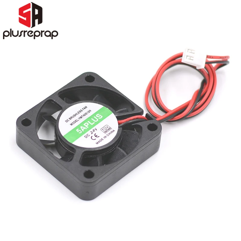 1PC 4010 Cooling Fan 40mm x 40mm x 10mm DC 24V 2 Wire Cooling Fan For 3D Printer J-head Hotend Wholesale