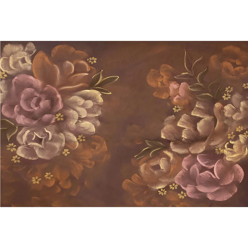 Newborn Floral Baby Portrait Photo Backdrop Photocall Flowers Texture Abstract Children Old Master Background Photography Props