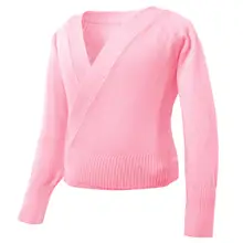 Kids girls long sleeve ballet sweater #4