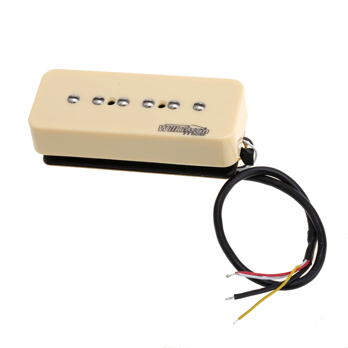 Wilkinson M Series Stacked P90 Soapbar Ceramic Single Coil Sized Humbucker Bridge Pickup for SG/LP Electric Guitar, Cream