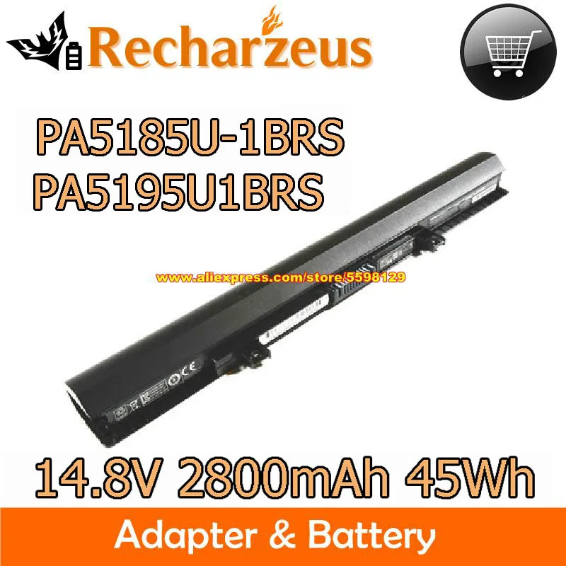 

Genuine 14.8V 4cell PA5185U PA5185U-1BRS PA5195U-1BRS Laptop Battery For Toshiba C50-B-189 C50-B14D C55-C-184 C70D-C L50 C12-V