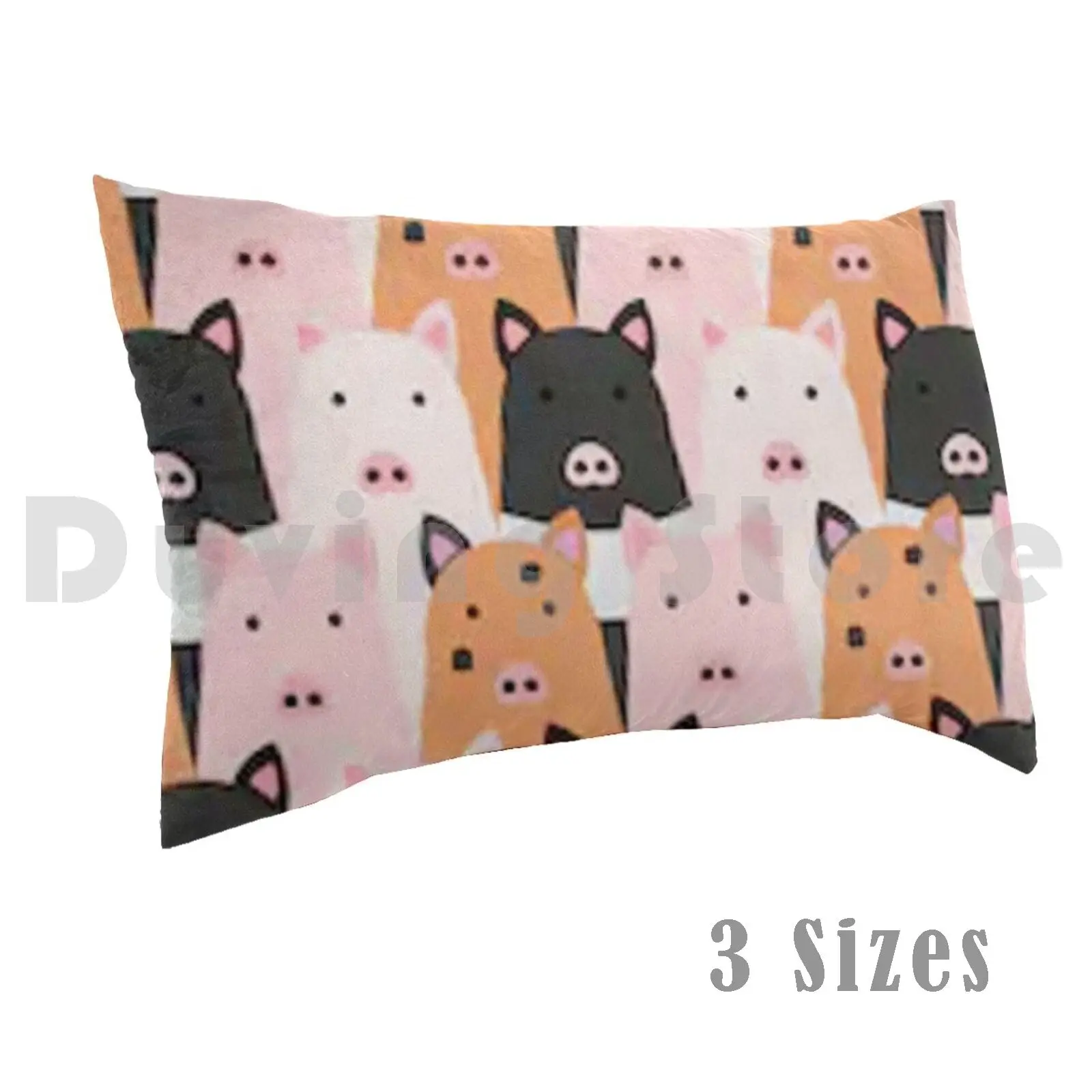 Cute Pig Pattern Pigs Piggy Piiggies Pillow Case DIY 50*70 Cute Pig Pattern Pigs Piggy Piiggies Animal