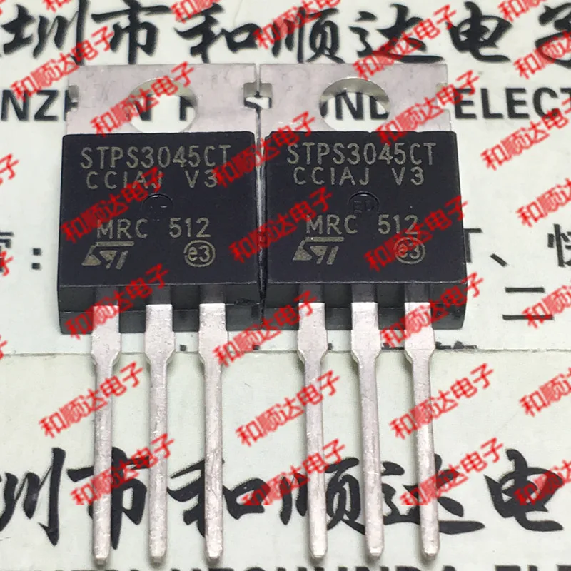 Original New / 5pcs / STPS3045CT   TO-220  45V 30A