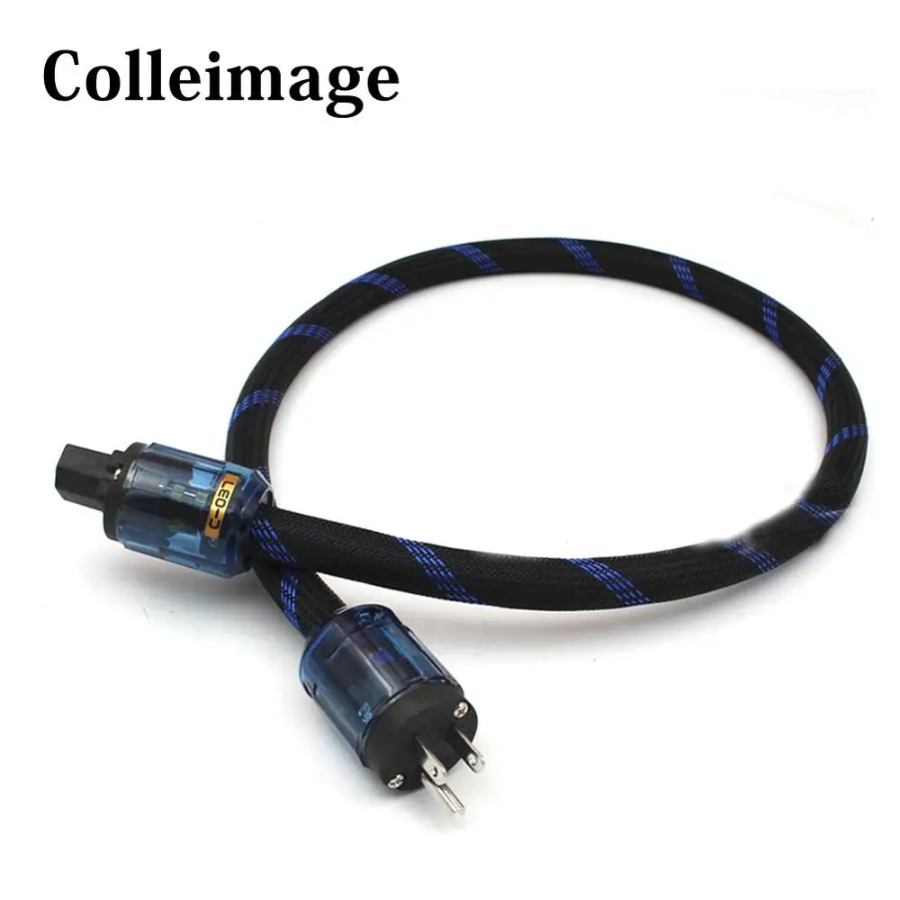 Hifi Audio US Power Cord Cable  EU Power Cord with EU/US Plug  Power Cable Hifi Audio Amplifier  Power Cord