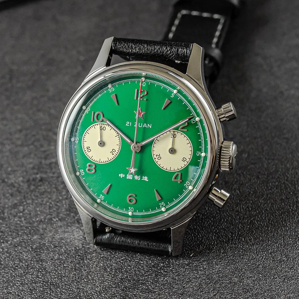 Pilot Chronograph Watches Men 1963 Pilot Colors Panda St1901 Mechanical Watch Men Vintage Air Force Wristwatches Luminous