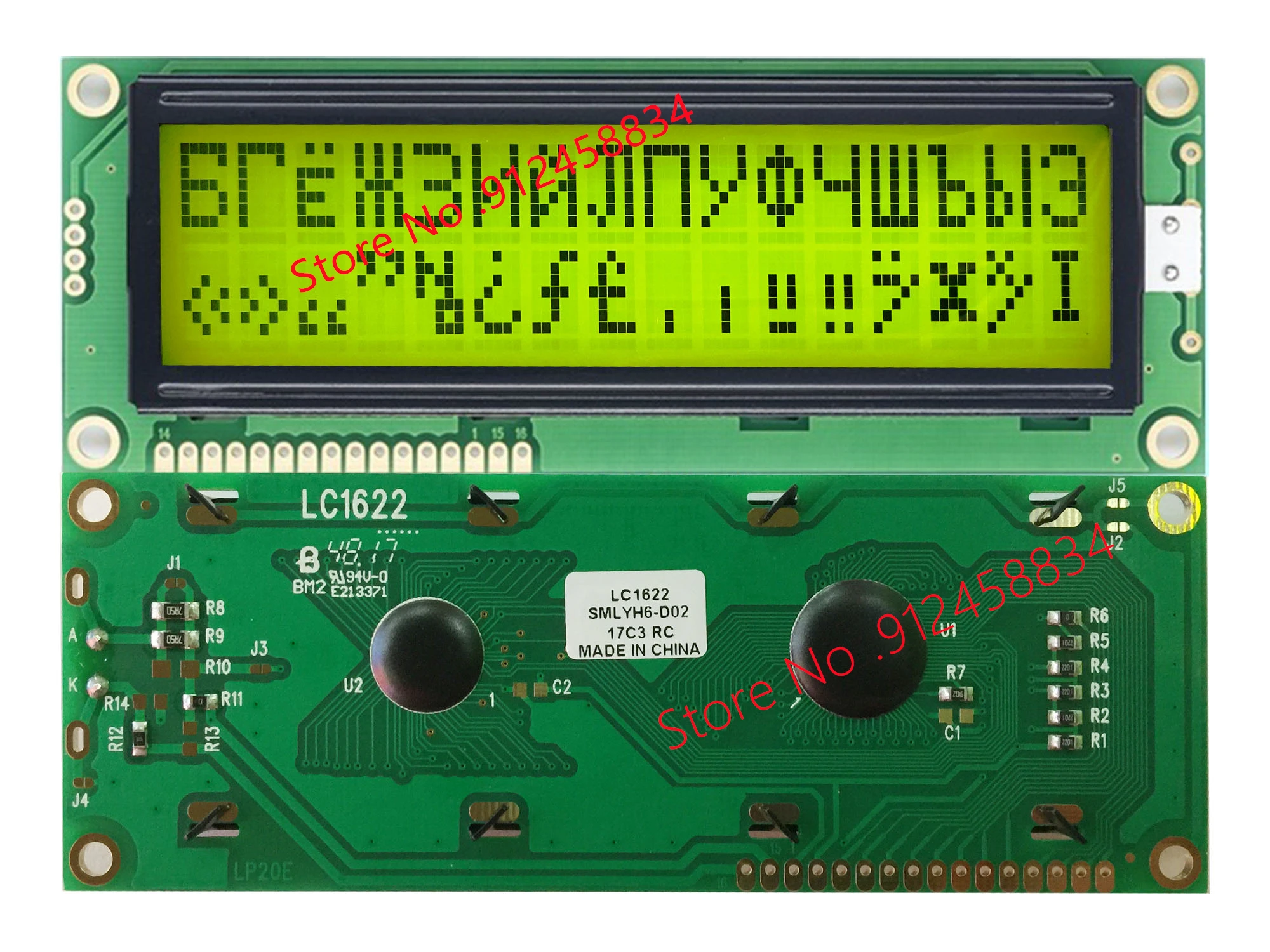 كبير كبير 16x2 1602 الروسية Cyrillic الخط شخصية شاشة الكريستال السائل STN الأزرق Cmpatible WH1602L-TMI-CT السفينة حرة