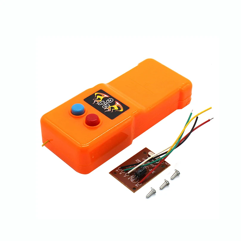 JMT DIY 2,4G 2CH Fernbedienung Kit 4,8 V Empfänger Bord 80M Motor Vorwärts Rückwärts Steuerung für DIY RC Spielzeug Auto Boot Roboter Modell