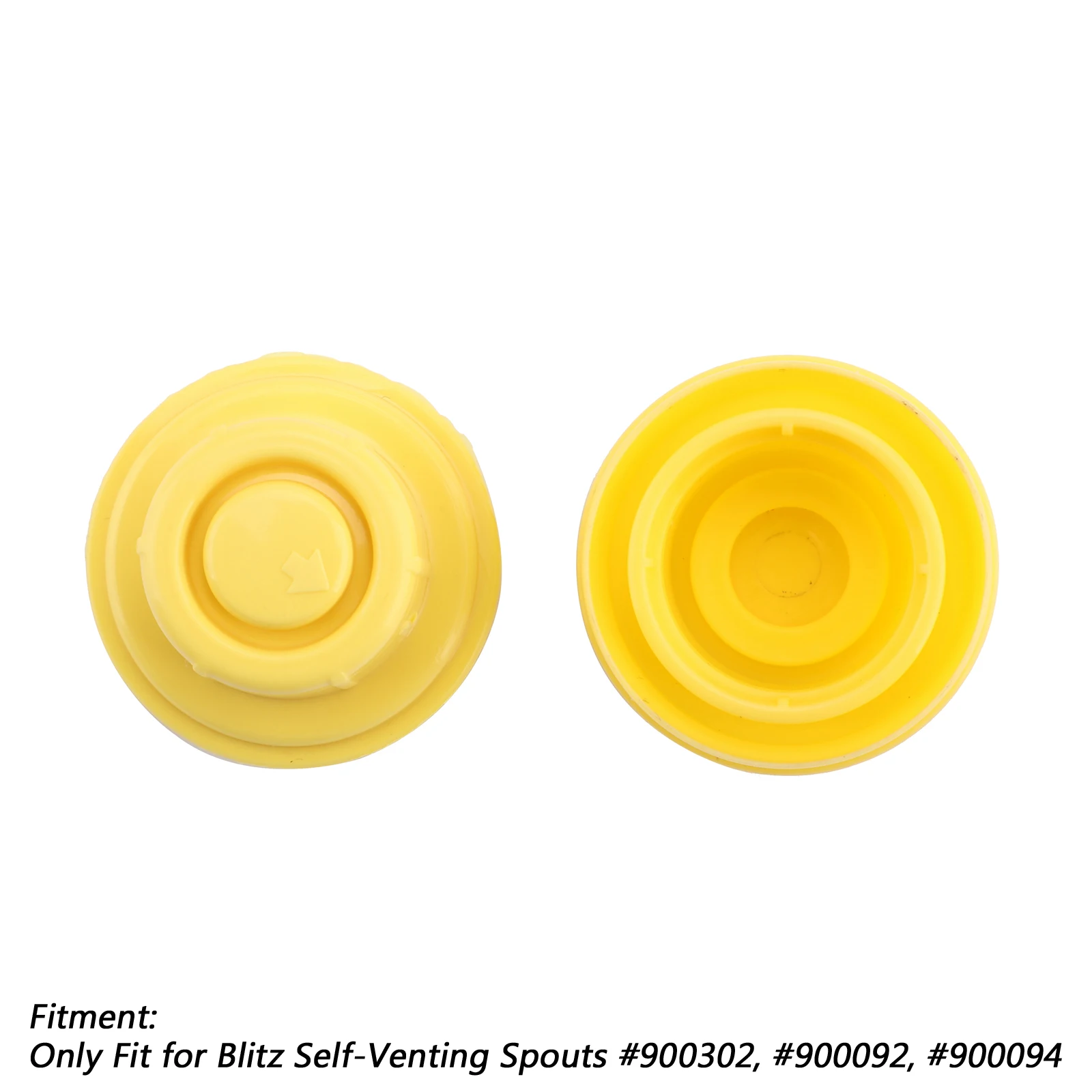 Artudatech Replacement YELLOW SPOUT CAP Top For Fuel GAS CAN BLITZ 900302 900092 900094 Oil Cover Parts Caps