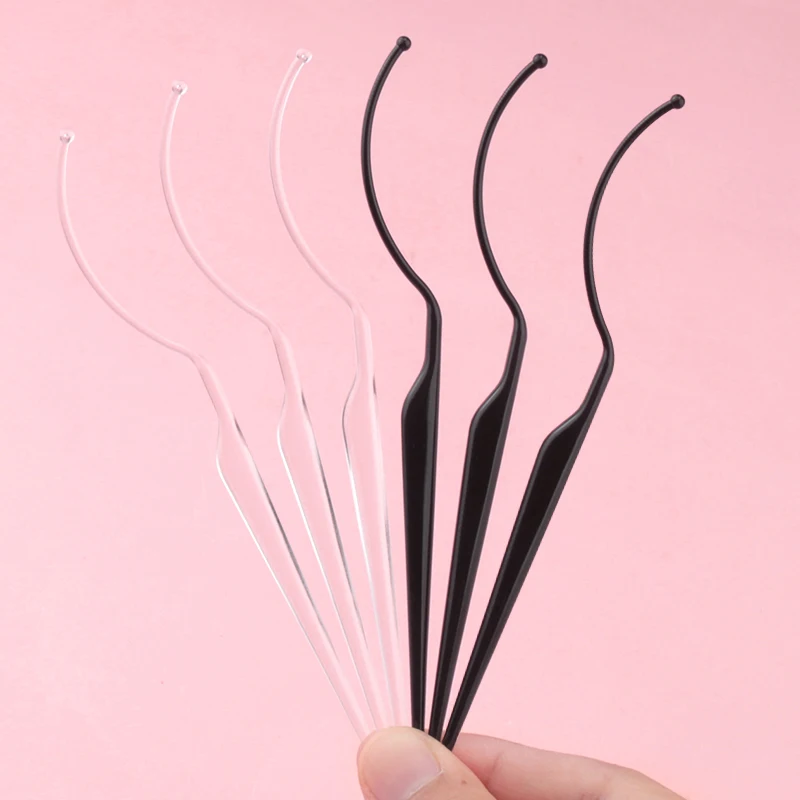 4/10Pcs False Eyelash Trial Stick Try on Effect Exhibit Lashes Style Display Board Eyelash Extension Supplies Fake Lash Holder