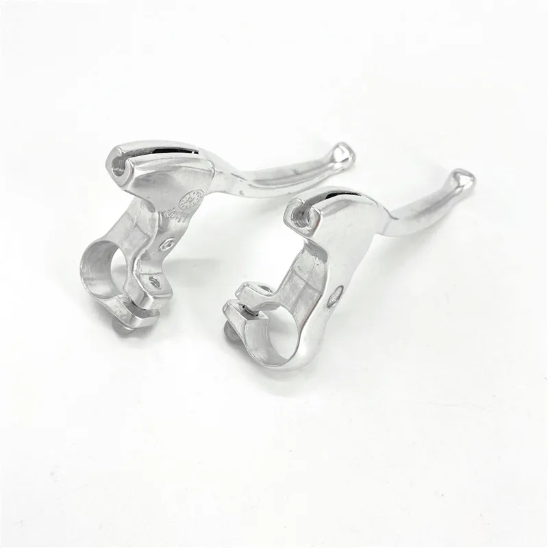 City Bicycle Retro Bike C Caliper Brake Lever Aluminum Alloy 22.2mm Brake Handlebar Silver Winzip