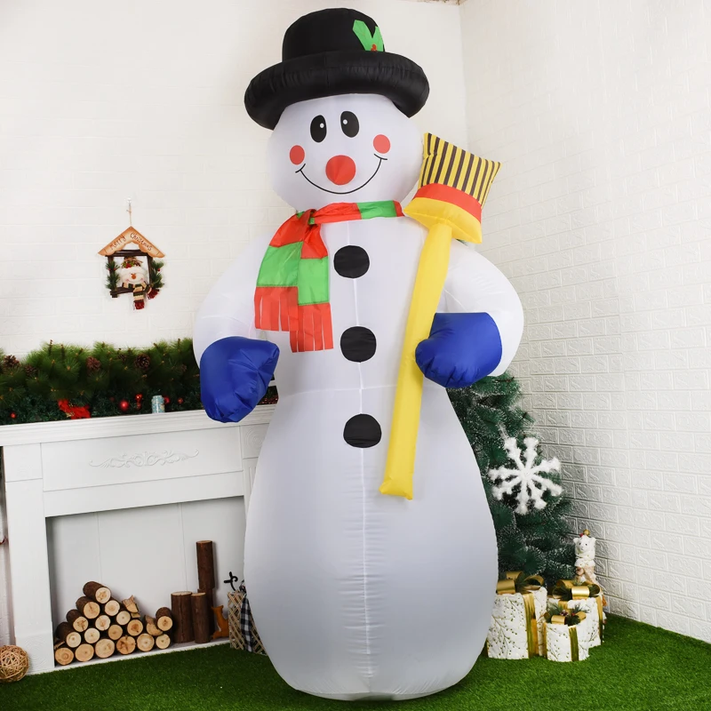 Christmas Snowman Decorate Merry Christmas Doll Inflatable Inflatable Model Outdoor Garden Decoration Ornaments Inflatable Doll