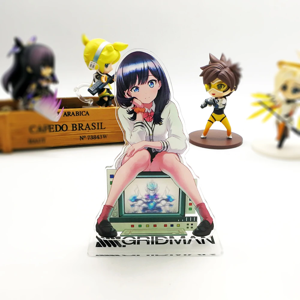 SSSS Gridman Takarada Rikka waifu  japanese acrylic standee figurines desk decoration cake topper anime