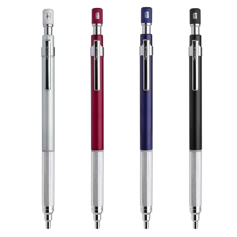 Japan KOKUYO Protect Mechanical Pencil Metal Slip Mechanical Pencil  Low Center of Gravity  Mechanical Pencil WSG-PS305 1PCS