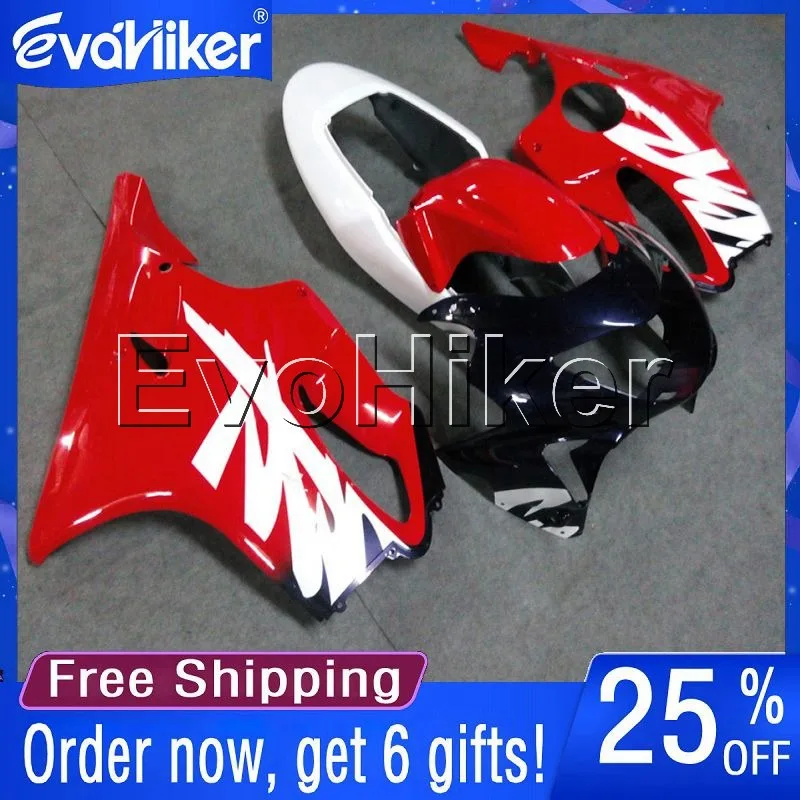 Custom motorcycle fairing for CBR600F4 1999 2000 CBR600 F4 99 00 Injection mold motorcycle bodywork kit red