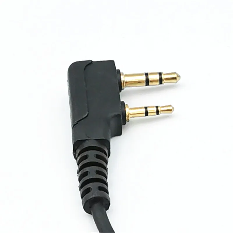 2 way communication headset, Woki headphone, clear tube earpiece, Walkie Talkie, FBI earphone, two wire acoustic PTT