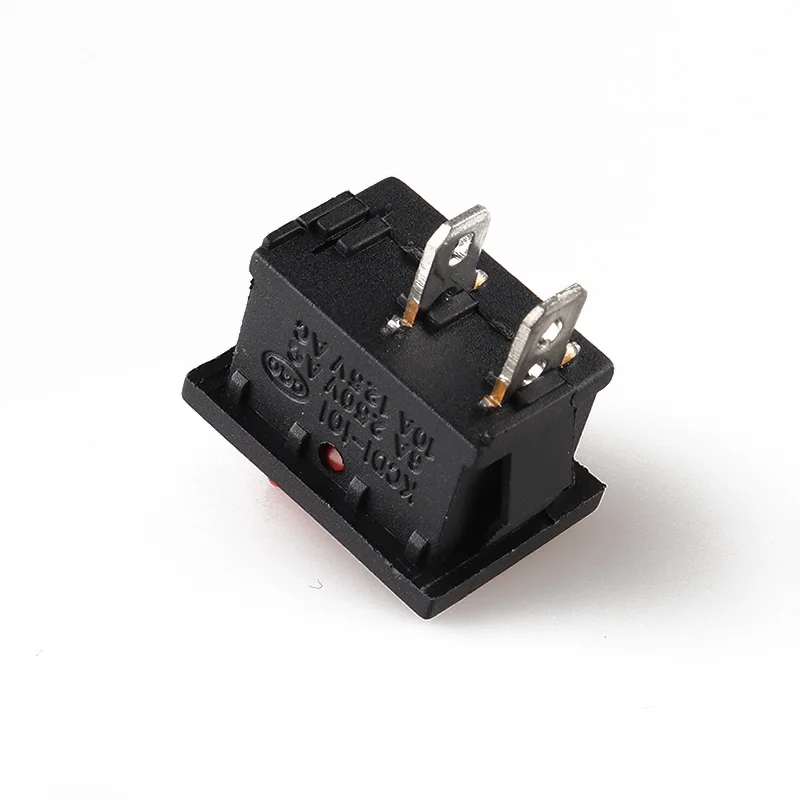 KCD1-101B/2P Rocker Switch High Quality on-off PA66 Material Shell 250V Voltage 6A Electric Current